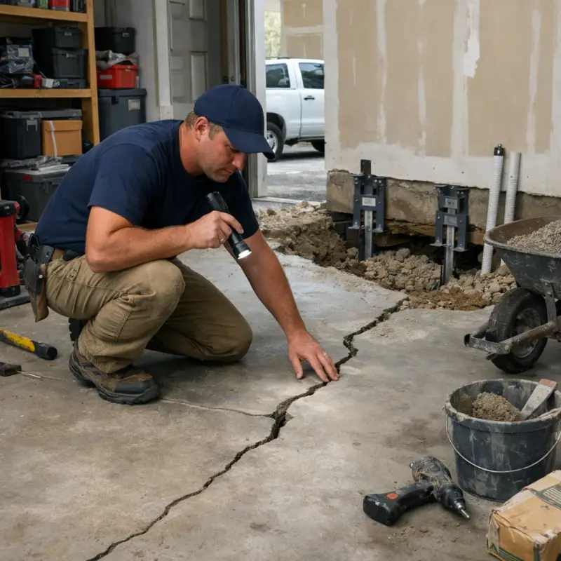 Foundation Settling Repair Smyrna