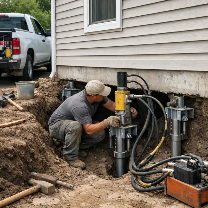 Helical Pier Installation Smyrna